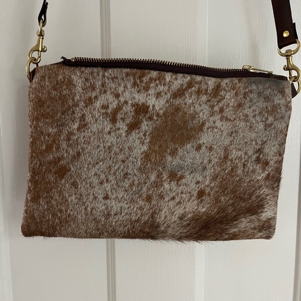 Cow Hide Cross Body Purse